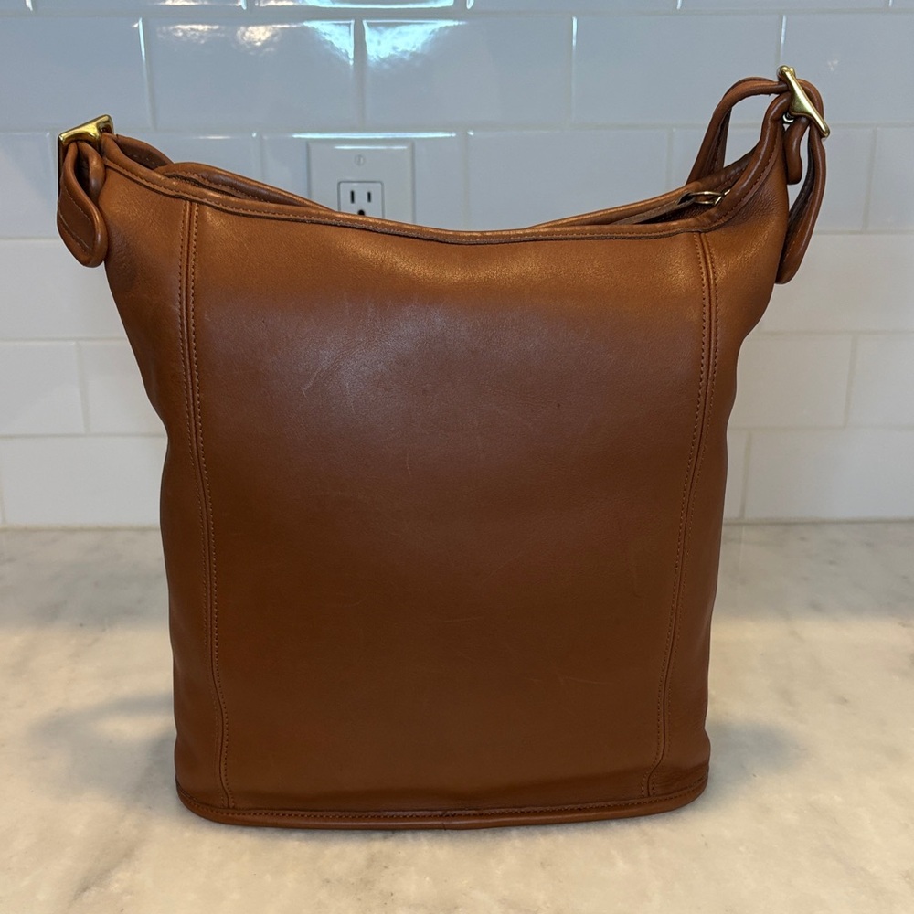 Coach Brown Leather Hobo Bag Vintage - Picture 3 of 16